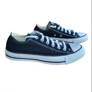 Converse All Star Chuck Taylor Lo Top Athletic Tennis Shoe Sneaker Women 7 Black